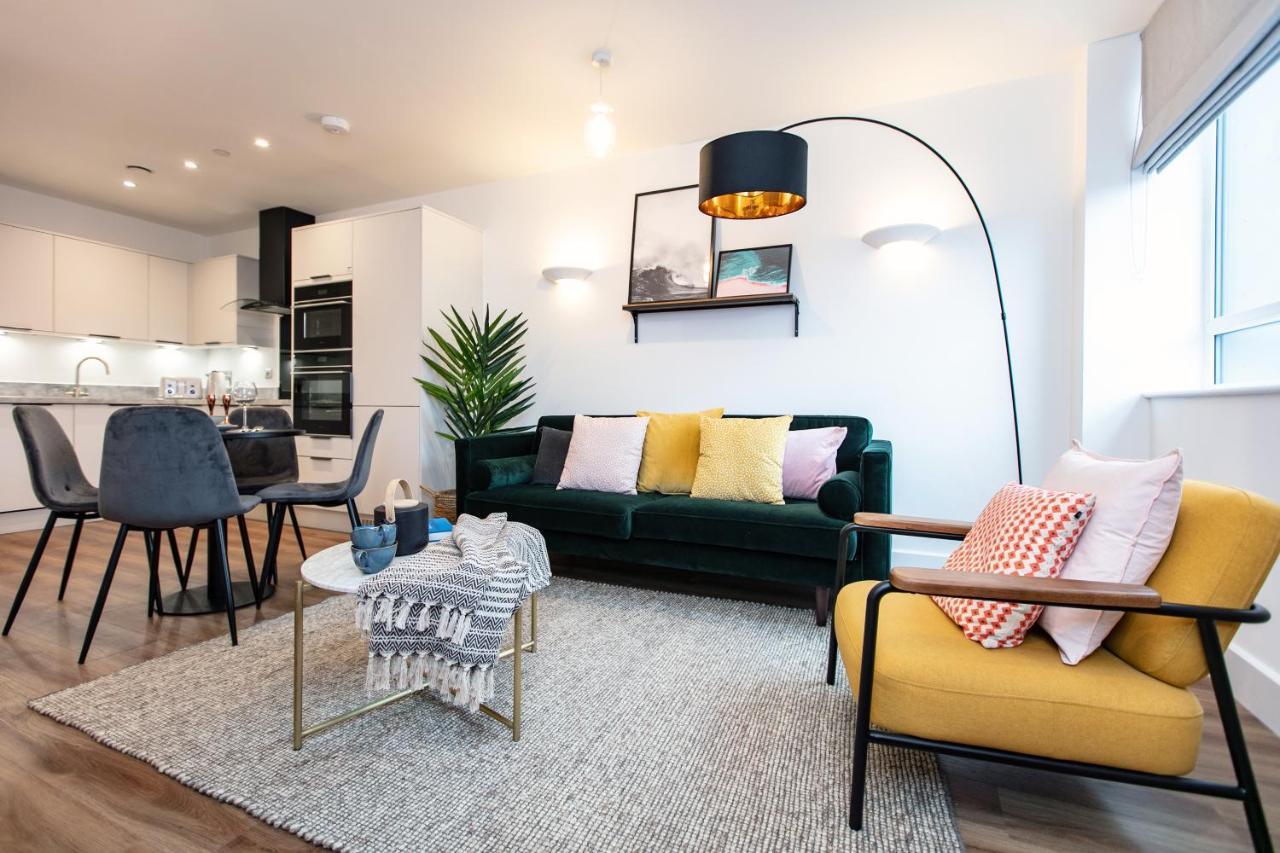 City Centre - Free Parking - Stylish 2 Bedroom Apartment Bristol Eksteriør bilde