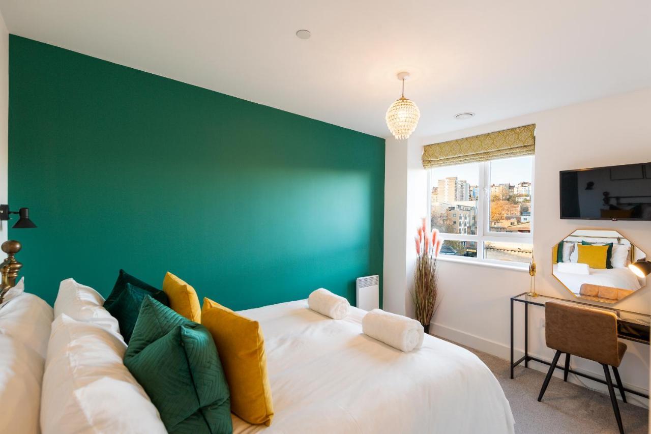 City Centre - Free Parking - Stylish 2 Bedroom Apartment Bristol Eksteriør bilde