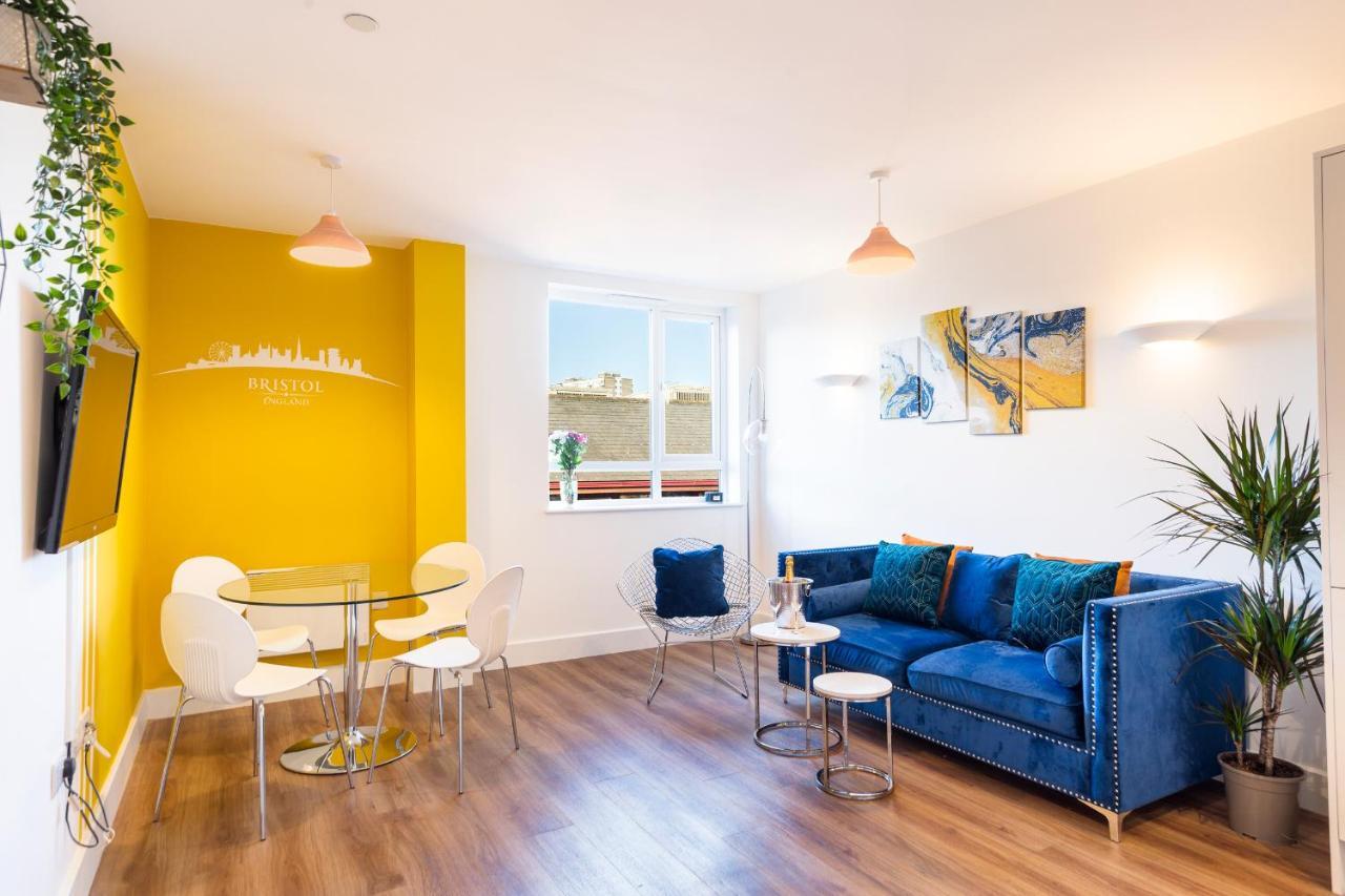 City Centre - Free Parking - Stylish 2 Bedroom Apartment Bristol Eksteriør bilde